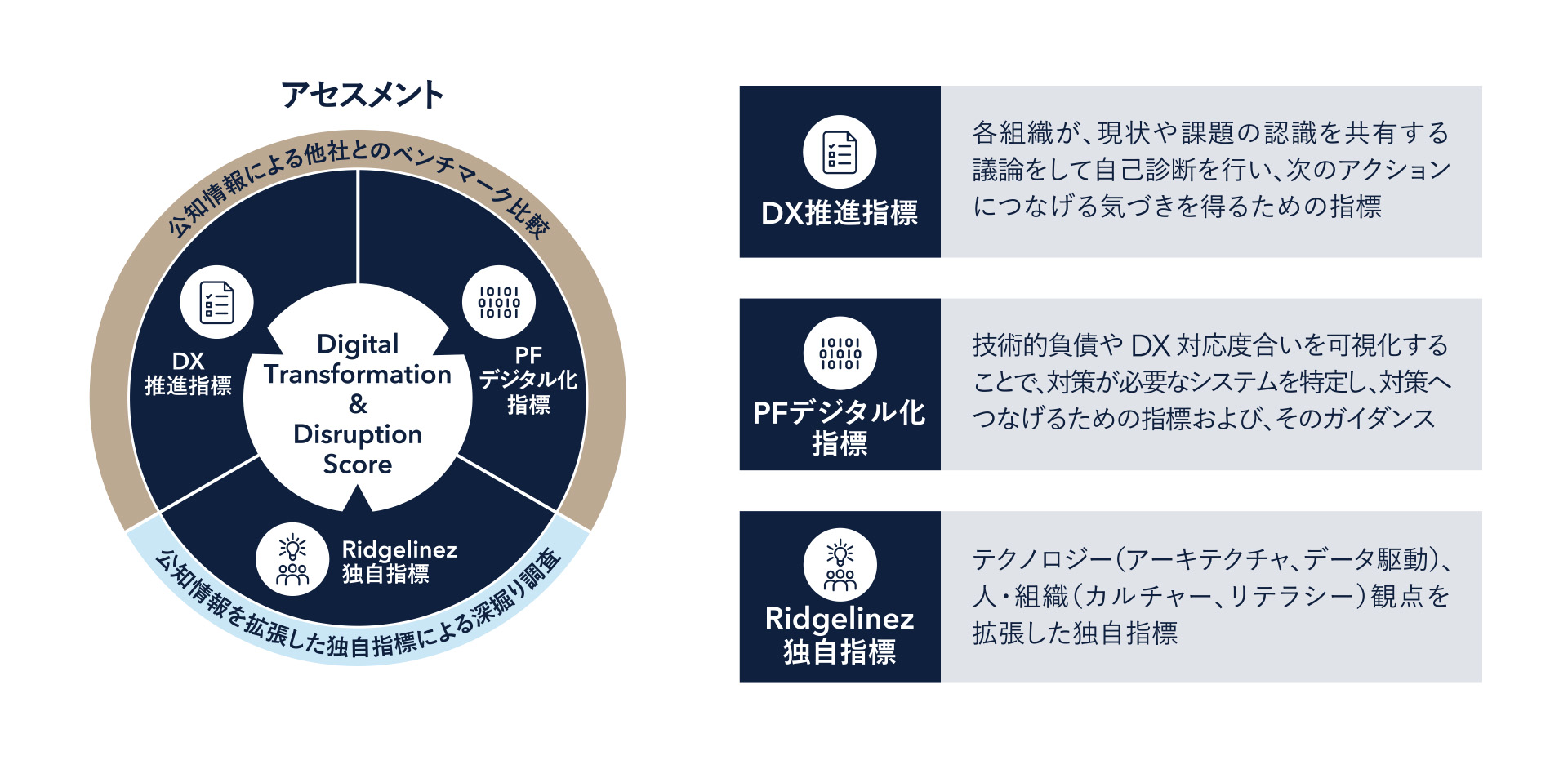 【図1】「DXアセスメントサービス評価指標」